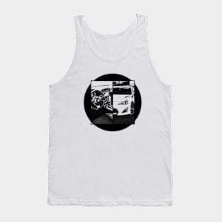 TOYOTA GT86 Black 'N White 5 Tank Top